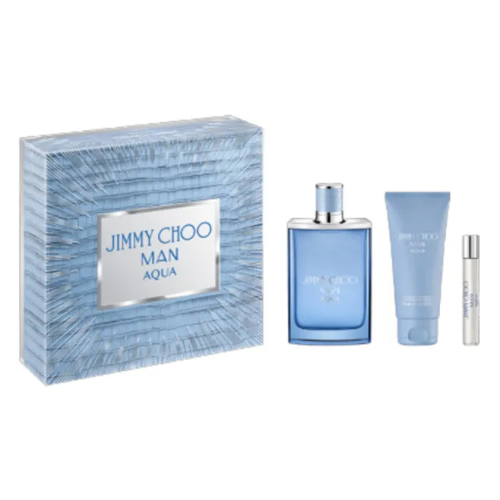 JIMMY CHOO Jimmy Choo Man Aqua Eau De Toilette Spray Set 3 Parti