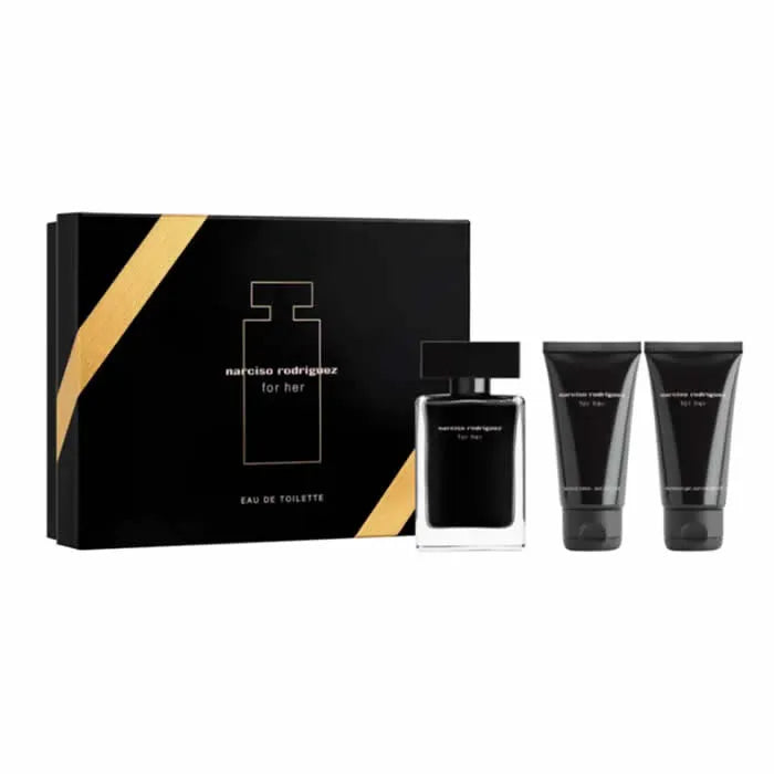 NARCISO RODRIGUEZ Narciso Rodriguez For Her Eau De Toilette Spray Set 3 Parti