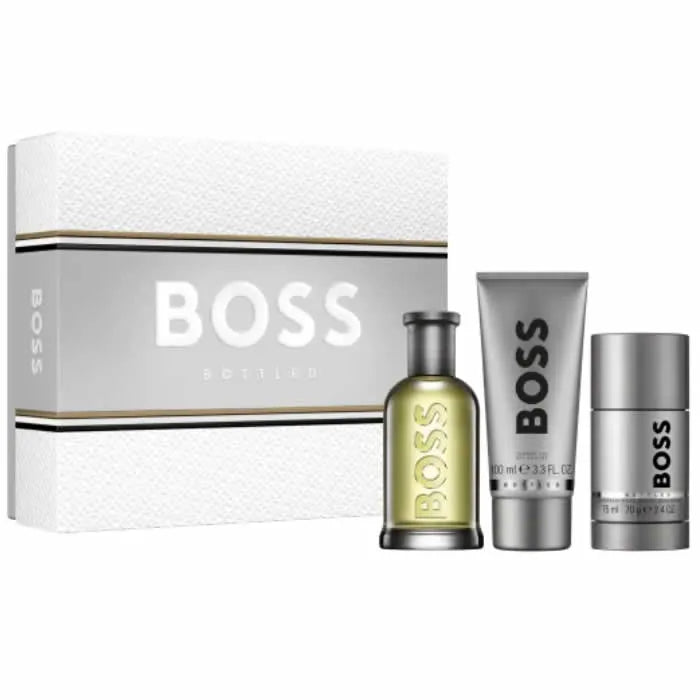 HUGO BOSS Hugo Boss Bottled Eau De Toilette Spray Set 3 Parti