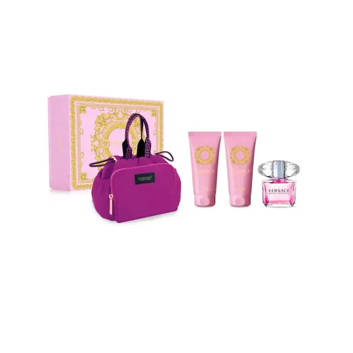 VERSACE Versace Bright Crystal Eau De Toilette Spray Set 4 Artikel