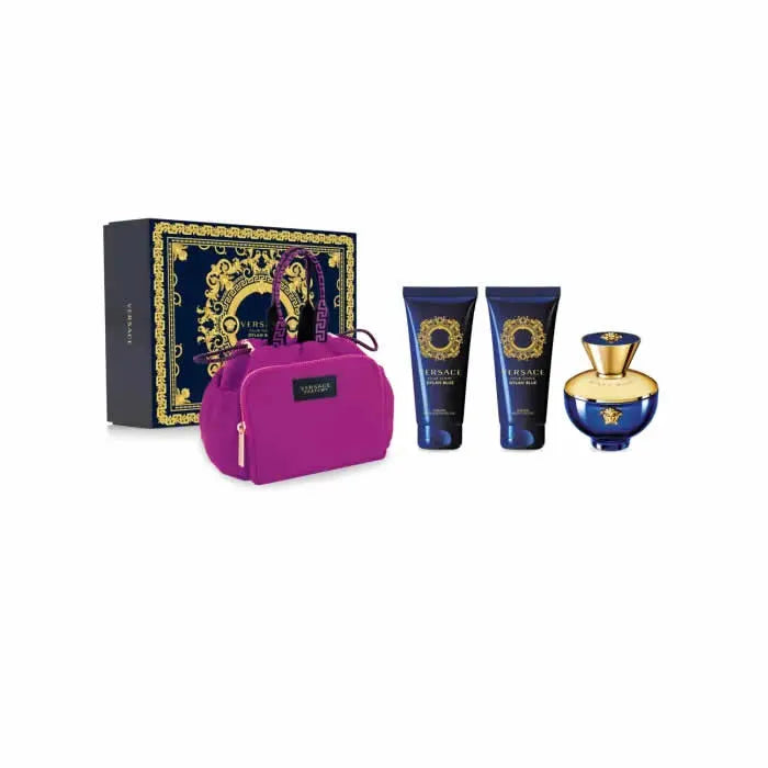 VERSACE Versace Dylan Blue Pour Femme Eau De Parfum Spray Set 4 Parti