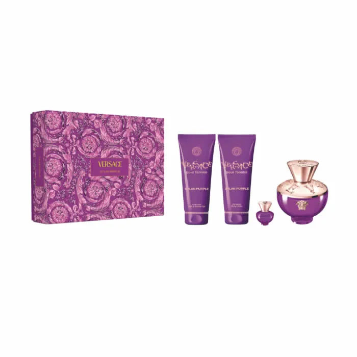 VERSACE Versace Dylan Purple Eau De Parfum Spray Set 4 Parti