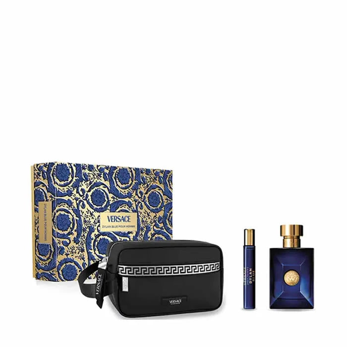 VERSACE Versace Dylan Blue Pour Homme Eau De Toilette Spray Set 3 Parti