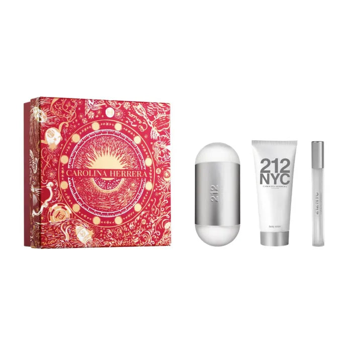 CAROLINA HERRERA Carolina Herrera 212 Nyc Eau De Toilette Spray Set 3 Parti Christmas 2023
