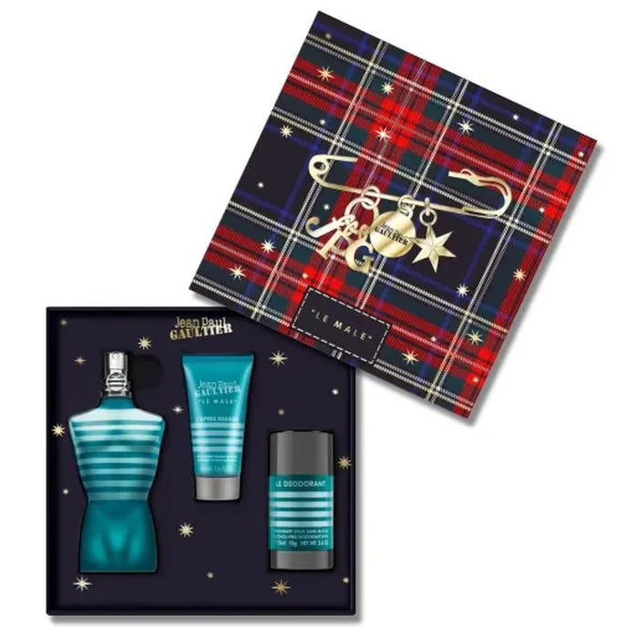 JEAN PAUL GAULTIER Jean Paul Gaultier Le Male Eau De Toilette Spray Set 3 Parti
