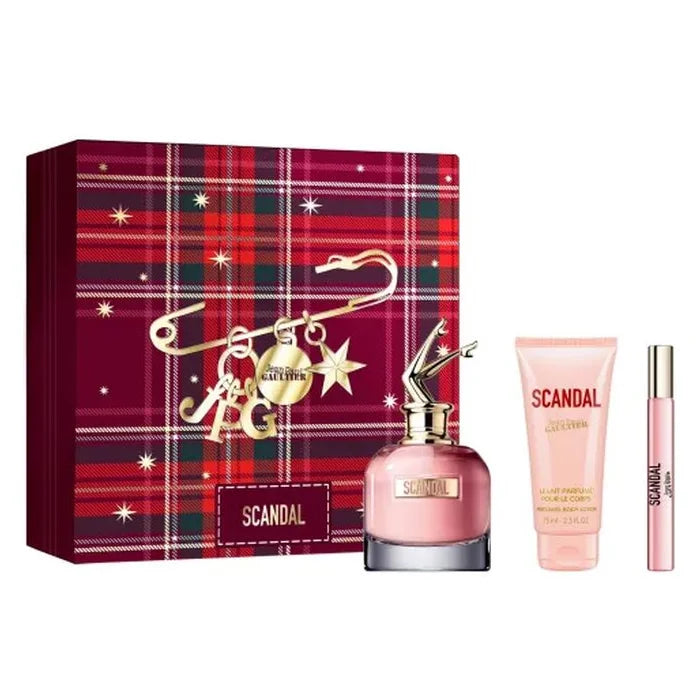 JEAN PAUL GAULTIER Jean Paul Gaultier Scandal Eau De Parfum Spray Set 3 Parti